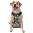 thumbnail image 1 of Vsdgher Bright Insects Pattern Dog Harness,No Pull Pet Harness with Soft Padded Handle,Adjustable Reflective Vest with 2 Buckles,4 Slide Buckles,S-XL X-Large, 1 of 4