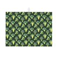 thumbnail image 1 of Vsdgher Broccoli 3 Dish Drying Mat Super Absorbent Drying Mat Large Dish Drying Mats for Kitchen Counter Kitchen Drying Mat 24" x 18", 1 of 7
