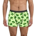 thumbnail image 1 of Vsdgher Broccoli Vegetables Pattern Men's Boxer Brief Underwear,Soft Funny Underwear for Men-Medium, 1 of 5