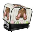 thumbnail image 1 of Vsdgher Brown Bunny 2 Slice Toaster Cover, Appliance Covers Toaster Cover Fits for Most Standard 2 slice Toasters, 1 of 7