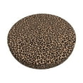 thumbnail image 1 of Vsdgher Brown Leopard Print Stool Covers Round,Stretch Round Stool Covers Washable Stool Cushion Slipcover Elastic Chair Covers for 12-14 Inch Chair, 1 of 7