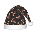 thumbnail image 1 of Vsdgher Bulldog with Sunglasses Christmas Hat, Santa Hat for Kids Xmas Holiday Hat Red Classic Christmas New Year Festive Party Supplies, 1 of 6