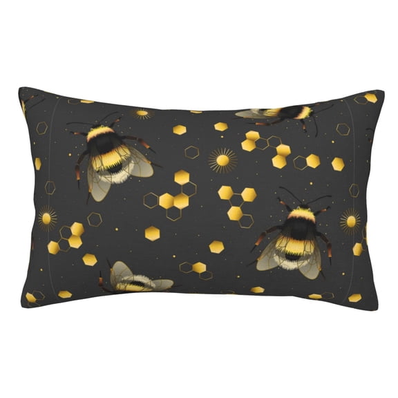 Vsdgher Bumblebee Print Pillow Cases -Iconic Collection Pillowcases -Extra Soft, Not easy to deform,not pilling Export quality
