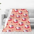 thumbnail image 1 of Vsdgher Bunny And Strawberry Ultra-Soft Micro flannel Blanket Throw Blankets for Couch Sofa, Bed (4 sizes)-60"x50", 1 of 7
