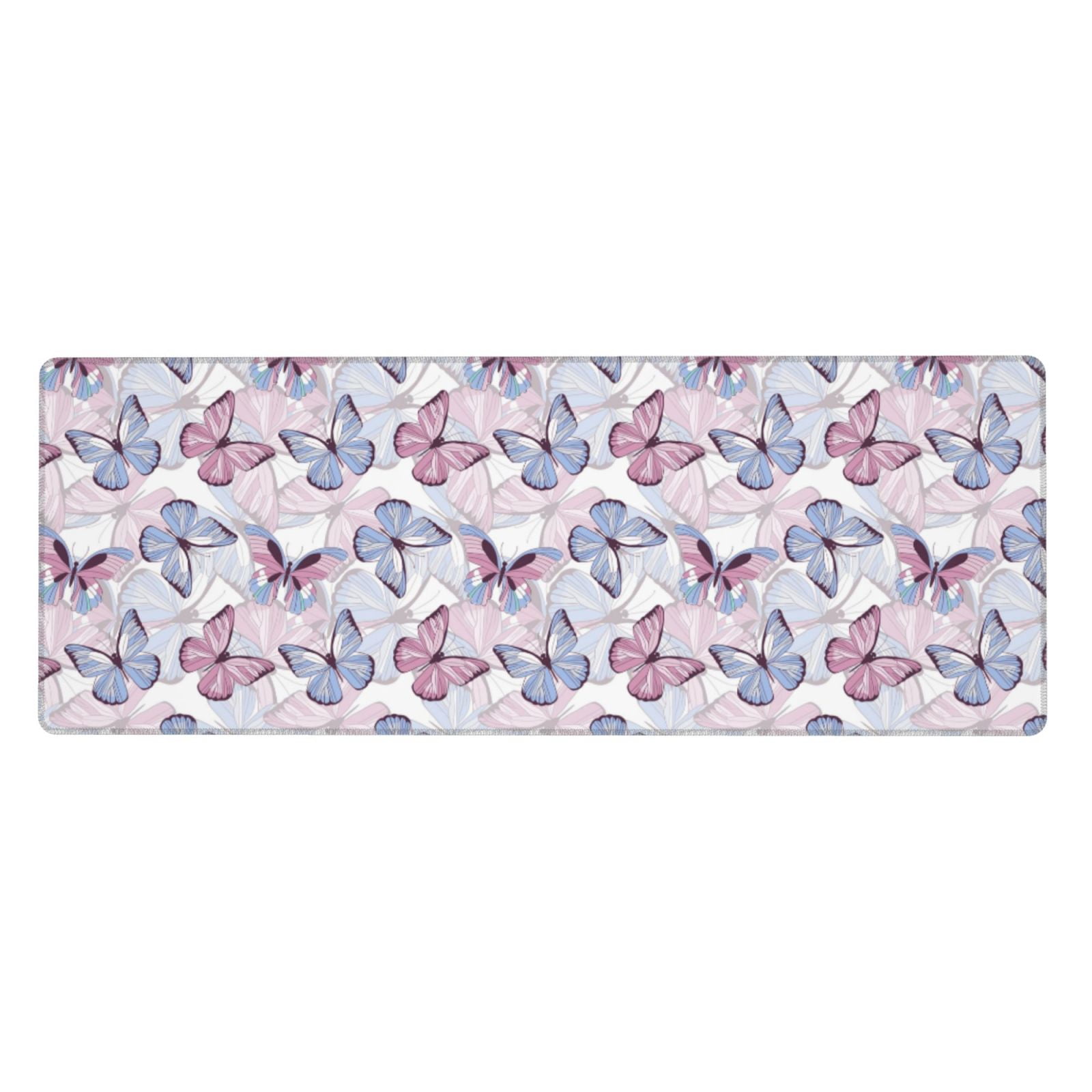 Japanese Cherry Blossom Flower Gaming Mouse Pad Large XL Desk Mat Long Extended Pads Big Mousepad For Home Office Decor Accessories 31.5 X 11.8 Inch