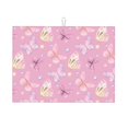 thumbnail image 1 of Vsdgher Butterfly 1 Dish Drying Mat Super Absorbent Drying Mat Large Dish Drying Mats for Kitchen Counter Kitchen Drying Mat 24" x 18", 1 of 7