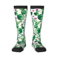 thumbnail image 1 of Vsdgher Cactus Plants Print Thigh High Socks Extra Long Stretchy Sock Women Over Knee High Opaque Stocking Daily Wear, 1 of 5