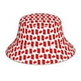 thumbnail image 1 of Vsdgher Canada Print Bucket Hat for Men&Women Bucket Hat Reversible Summer Double-Side-Wear Travel Gardening, Beach, Camping, Hiking, Fishing Cap, 1 of 5