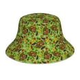 thumbnail image 1 of Vsdgher Carrot Eggplant Print Bucket Hat for Men&Women Bucket Hat Reversible Summer Double-Side-Wear Travel Gardening, Beach, Camping, Hiking, Fishing Cap, 1 of 5