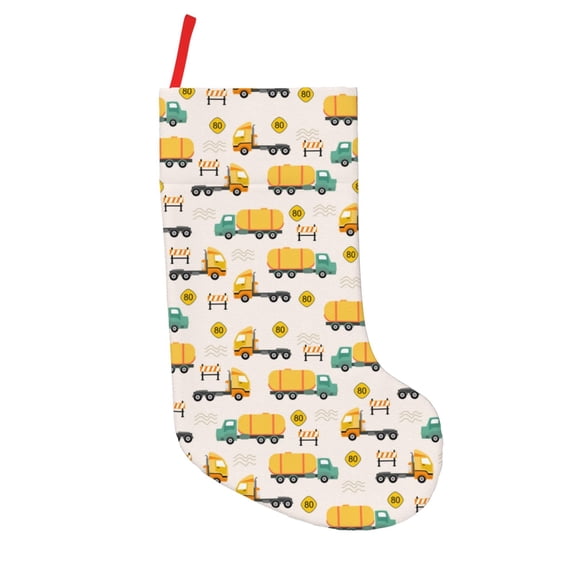 Vsdgher Cars Christmas Stockings 18 inch Large Kids Stocking Bags Hanging Socks for Christmas Decor Decorations