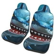 thumbnail image 1 of Vsdgher Cartoon Cute Shark Automotive Seat Covers for Cars Trucks and SUVs – Car Seat Covers for Truck Seat Protectors Set of 2, 1 of 7