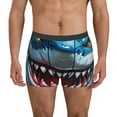 thumbnail image 1 of Vsdgher Cartoon Cute Shark Pattern Men's Boxer Brief Underwear,Soft Funny Underwear for Men-Medium, 1 of 5
