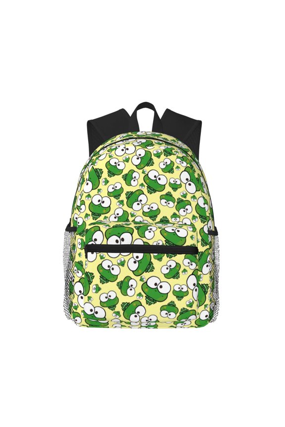 Cartoon Frogs Unisex Large Capacity Bookbag, Schoolbag, Casual Daypack for High School, College, Teens, Travel, Work
