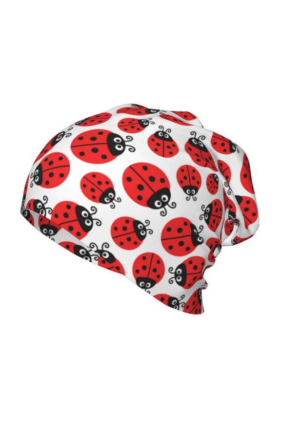 Cartoon Ladybug Toddler Beanie Baby Boys Girls Beanies Kids Winter Hats Children Knit Warm Caps