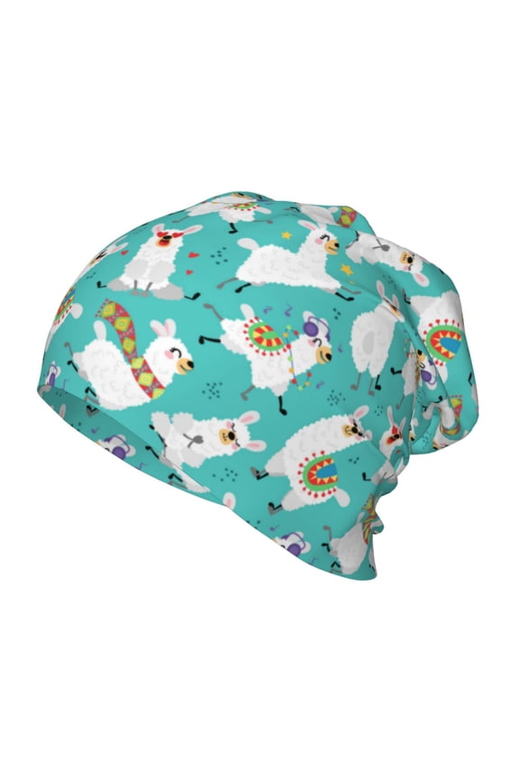 Cartoon Llamas Toddler Beanie Baby Boys Girls Beanies Kids Winter Hats Children Knit Warm Caps