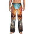 thumbnail image 1 of Vsdgher Cartoon Pattern Corgi Print Mens Pajama Pants Sleep & Lounge Pants, PJ Bottoms With elastic waistb and Pockets, 1 of 5