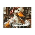 thumbnail image 1 of Vsdgher Cartoon Scottish Duck Dish Drying Mat Super Absorbent Drying Mat Large Dish Drying Mats for Kitchen Counter Kitchen Drying Mat 24" x 18", 1 of 7
