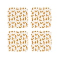 thumbnail image 1 of Vsdgher Cartoon Squirrel Leather Coasters for Drinks, Durable Drink Coasters 4 Set for Tabletop Protection, Luxurious Home Décor and Housewarming Gift ( {designName})Square, 1 of 6