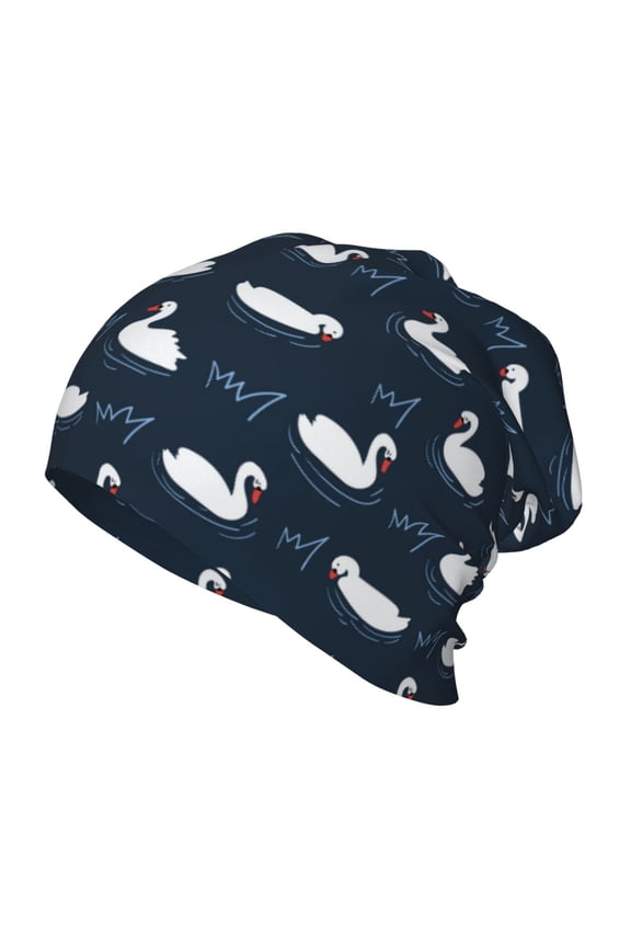 Cartoon Swan Toddler Beanie Baby Boys Girls Beanies Kids Winter Hats Children Knit Warm Caps