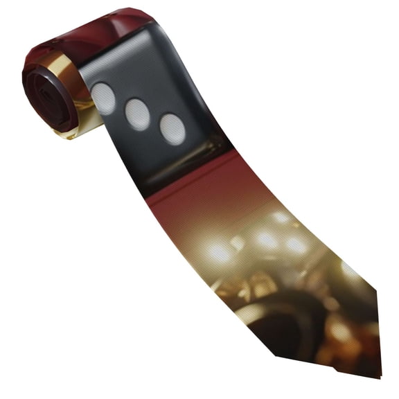 Vsdgher Casino King And Playing Cards Print Ties for Men 4.7" Formal Necktie Wedding Accessory Men's Business Ties for Wedding Bussiness Work