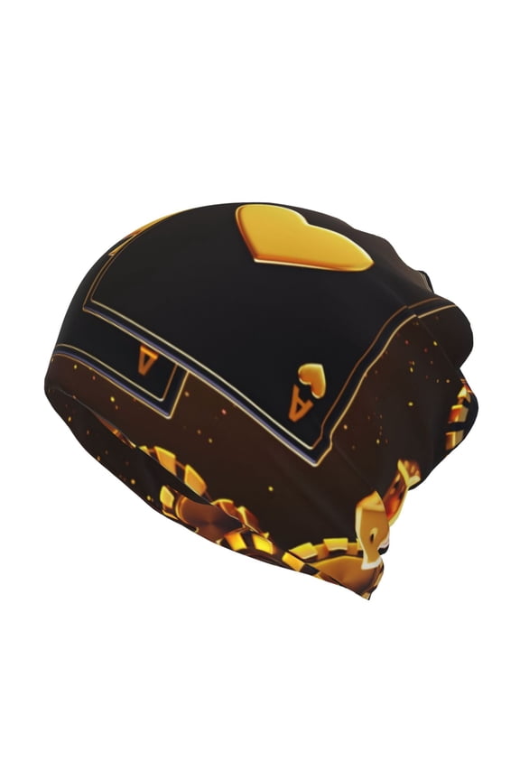 Casino Playing Cards Slouchy Beanie Hat for Men/Women, Skull Cap Chemo Cap Night Sleeping Cap