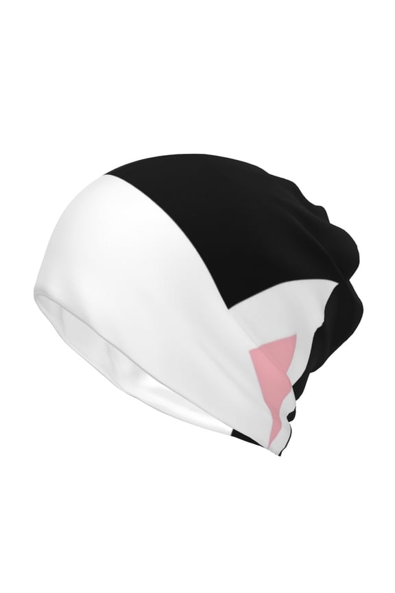 Cat Meow Slouchy Beanie Hat for Men/Women, Skull Cap Chemo Cap Night Sleeping Cap