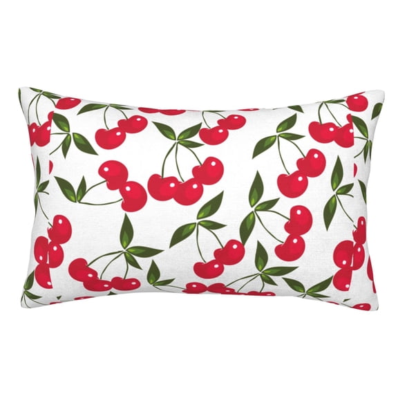 Vsdgher Cherry Print Pillow Cases -Iconic Collection Pillowcases -Extra Soft, Not easy to deform,not pilling Export quality