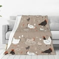 thumbnail image 1 of Vsdgher Chicken Ultra-Soft Micro flannel Blanket Throw Blankets for Couch Sofa, Bed (4 sizes)-80"x60", 1 of 7