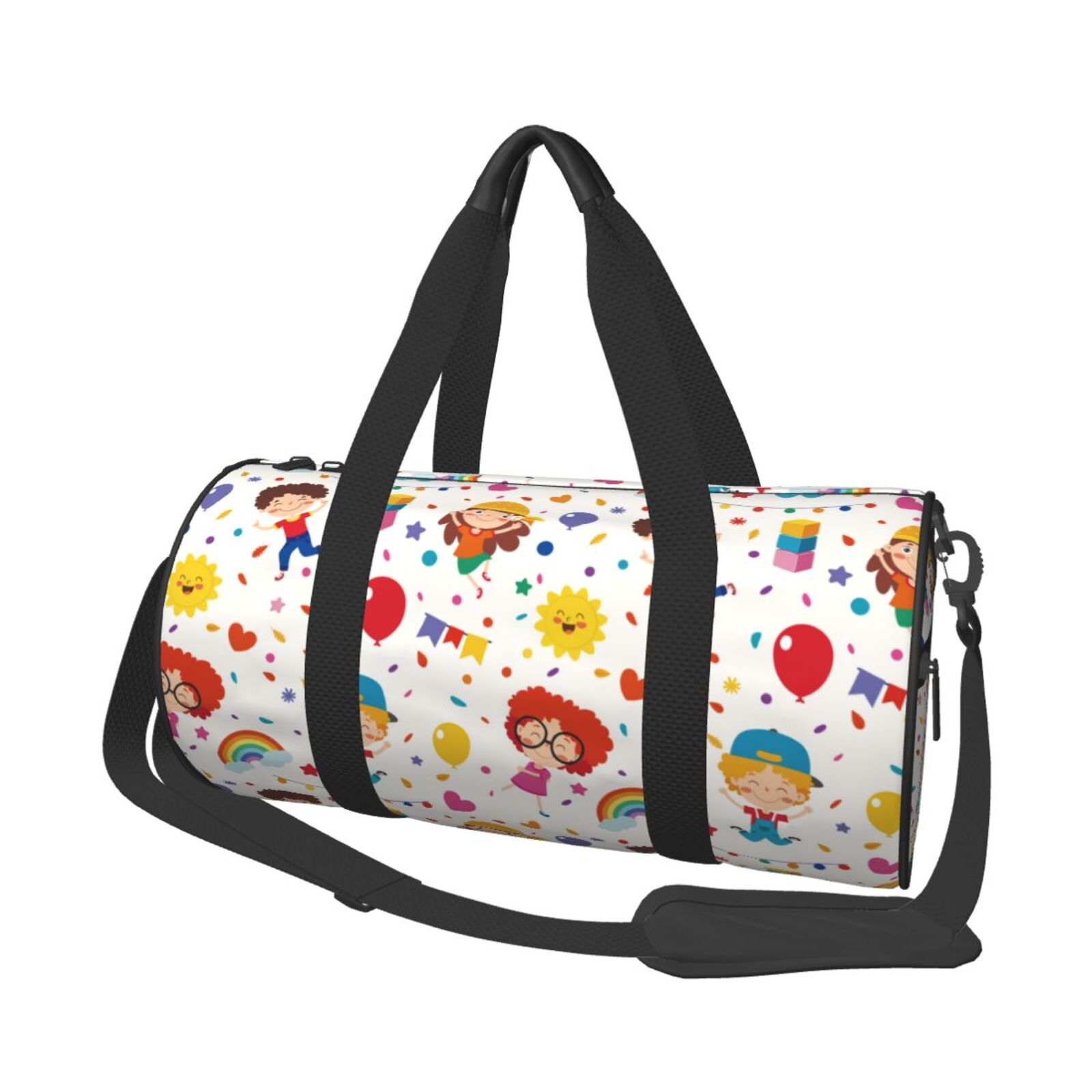 Vsdgher Childrens Party 45L Foldable Duffel Bag, Sports Gym Bag,Overnight Bag, Portable Weekender Bag for Airplanes