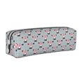 thumbnail image 1 of Vsdgher Christmas Gnome 1 Leather Pencil Case, Makeup Pouch, Zipper Pouch for Daily Essentials, Storage Organizer, Cosmetics and Stationary Bag, 1 of 7