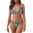 thumbnail image 1 of Vsdgher Color Dachshund Dog Pattern Sexy Bikini Set for Women,Two Piece Swimsuit V Neck Swimwear Halter Tie Bathing Suit Self Tie Spaghetti Straps -X-Large, 1 of 6