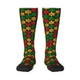 thumbnail image 1 of Vsdgher Color Music1 Print Thigh High Socks Extra Long Stretchy Sock Women Over Knee High Opaque Stocking Daily Wear, 1 of 5