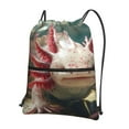 thumbnail image 1 of Vsdgher Colorful Axolotl Underwater Drawstring Backpack Water Resistant String Bag Sports Sackpack Gym Sack for Men Women, 1 of 6
