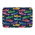 thumbnail image 1 of Vsdgher Colorful Carp Streamer 1 Hem Mat 40x60 - Multipurpose Doormat for Indoor & Outdoor Use - Welcome Your Guests with our Entrance Mat, 1 of 6