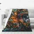 thumbnail image 1 of Vsdgher Colorful Graffiti Abstract Eye Ultra-Soft Micro flannel Blanket Throw Blankets for Couch Sofa, Bed (4 sizes)-60"x50", 1 of 7