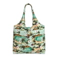 thumbnail image 1 of Vsdgher Colorful Hawaii Palms Print canvas Tote Bag, Lightweight Cloth Bags, Suitable for shopping, groceries, travel, 1 of 4