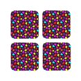 thumbnail image 1 of Vsdgher Colorful Hearts Leather Coasters for Drinks, Durable Drink Coasters 4 Set for Tabletop Protection, Luxurious Home Décor and Housewarming Gift ( {designName})Square, 1 of 6