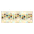 thumbnail image 1 of Vsdgher Colorful Mustache for Mouse Pad with Stitched Edges,Desk mat for Laptop,Computer & PC, Wristing Pad for Gamer,Office & Home,12 x 31.5 in, 1 of 8