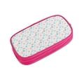 thumbnail image 1 of Vsdgher Colorful Seashells1 Print Large Capacity Pencil Case Pouch with Zipper, Portable Aesthetic Big Capacity Pencil Cases Pen Office Travel Stationery Bag, 1 of 8
