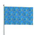 thumbnail image 1 of Vsdgher Colorful Snake Print Outdoor Decorative Flag 4x6ft, Suitable for outdoor decoration, can be hung indoors, on outdoor lawns, balconies, parties, 1 of 5