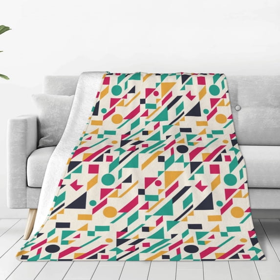 Vsdgher Colorful Spots Ultra-Soft Micro flannel Blanket Throw Blankets for Couch Sofa, Bed (4 sizes)-40"x30"