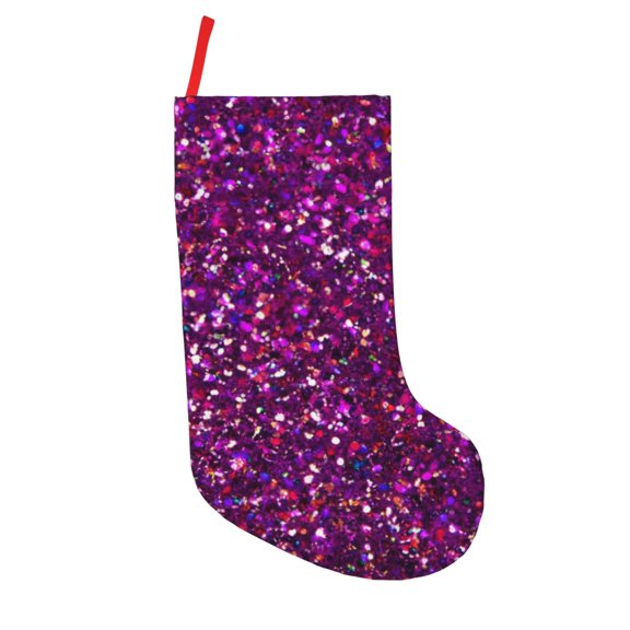 Vsdgher Colourful Glitter Christmas Stockings 18 inch Large Kids Stocking Bags Hanging Socks for Christmas Decor Decorations