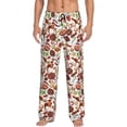 thumbnail image 1 of Vsdgher Cooking Bbq Print Mens Pajama Pants Sleep & Lounge Pants, PJ Bottoms With elastic waistb and Pockets, 1 of 5