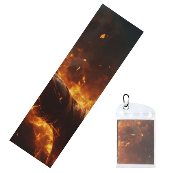 Vsdgher Cool Fire Man Cooling Towel (40"x12"), Soft Breathable Chilly Towel, Ice Towel, Microfiber Towel for Sport, Workout & More Activities