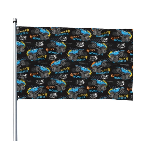 Vsdgher Cool Off-Road Vehicle Print Outdoor Decorative Flag 4x6ft, Suitable for outdoor decoration, can be hung indoors, on outdoor lawns, balconies, parties
