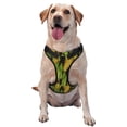 thumbnail image 1 of Vsdgher Corn 2 Pattern Dog Harness,No Pull Pet Harness with Soft Padded Handle,Adjustable Reflective Vest with 2 Buckles,4 Slide Buckles,S-XL Small, 1 of 5
