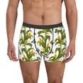 thumbnail image 1 of Vsdgher Corn And Butterflies Pattern Men's Boxer Brief Underwear,Soft Funny Underwear for Men-Large, 1 of 5