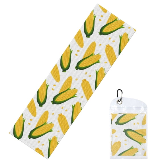 Vsdgher Corn On The Cob Cooling Towel (40"x12"), Soft Breathable Chilly Towel, Ice Towel, Microfiber Towel for Sport, Workout & More Activities