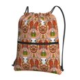 thumbnail image 1 of Vsdgher Cow Skull Drawstring Backpack Water Resistant String Bag Sports Sackpack Gym Sack for Men Women, 1 of 6