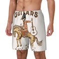 thumbnail image 1 of Vsdgher Cowboy Rodeo Guitar for Mens Swim Trunks with Compression Liner Swim Shorts Swim Suits Board Shorts-Medium, 1 of 6